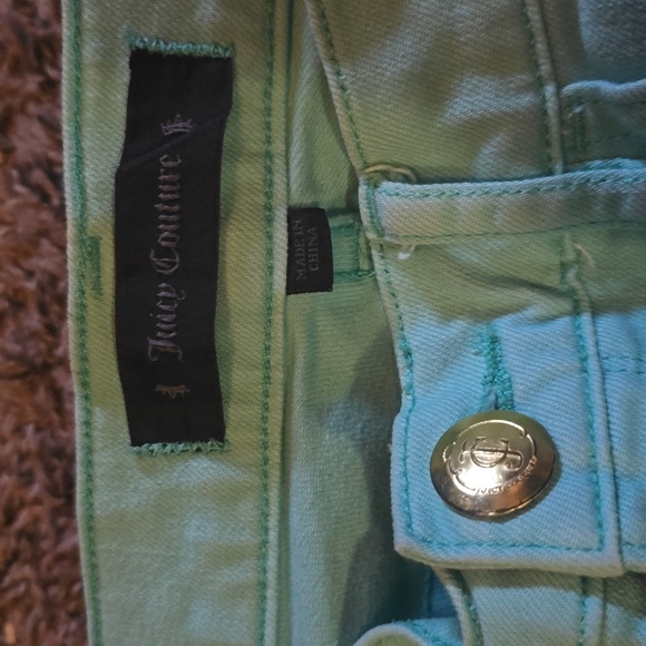 Juicy Couture 🩵 Mint Green Skinny Jeans (26)(NWOT)(NEVER WORN) - Picture 2 of 5